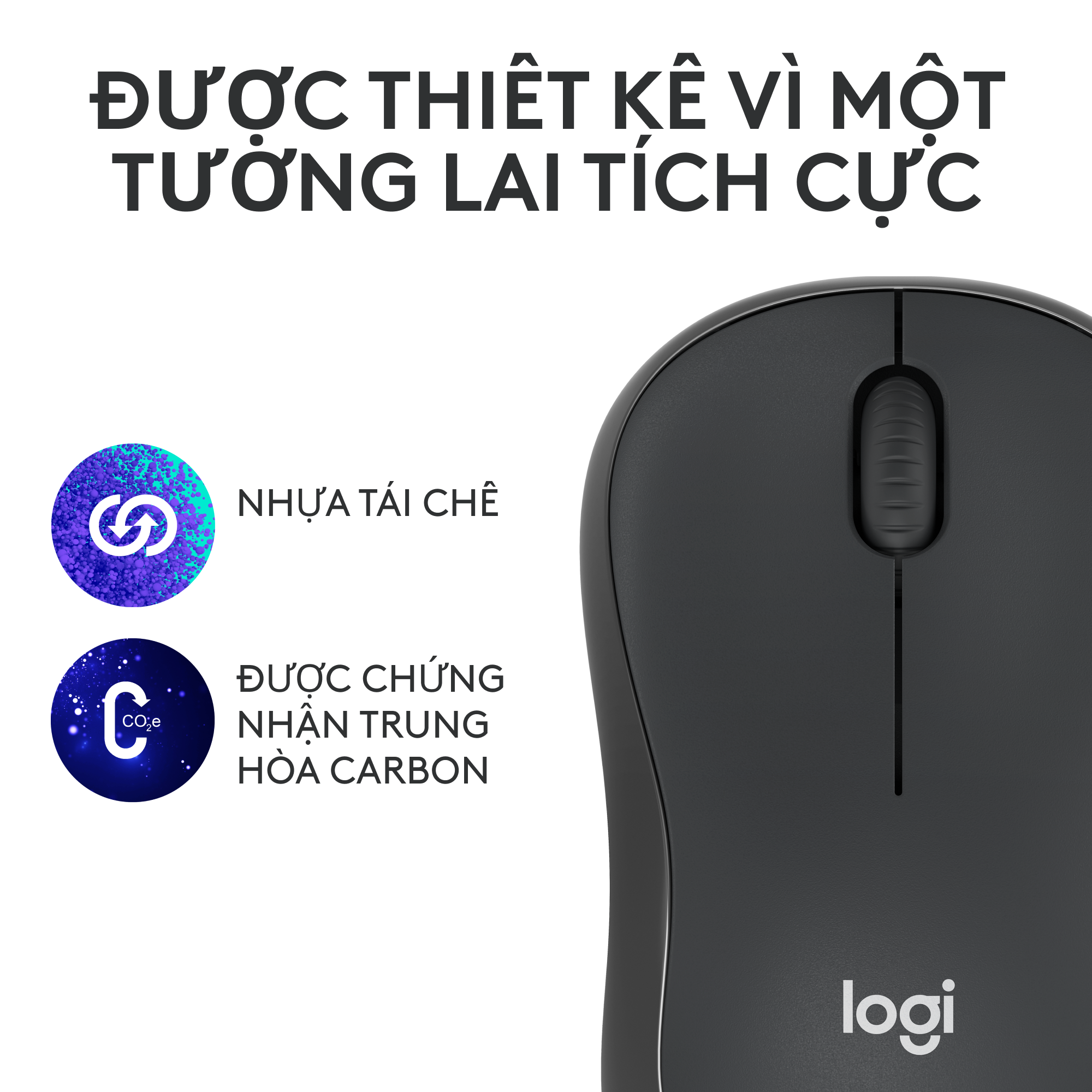 Chuột không dây Bluetooth Logitech M241 Silent - Hàng chính hãng