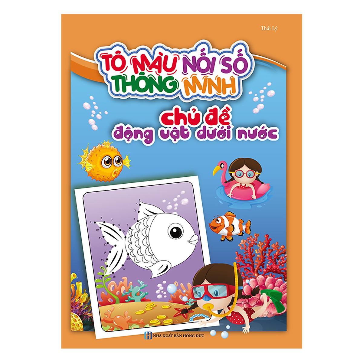 Tô Màu Nối Số Thông Minh Cho Bé 3-6 Tuổi