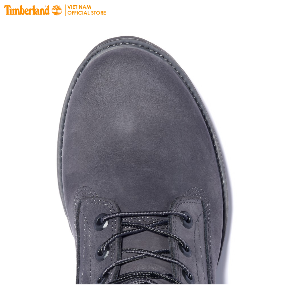 [Original] Timberland Giày Boot Nam Cổ Cao 6 inch Basic Alburn Boot WP Dark Grey Nubuck TB0A1OIZ2M