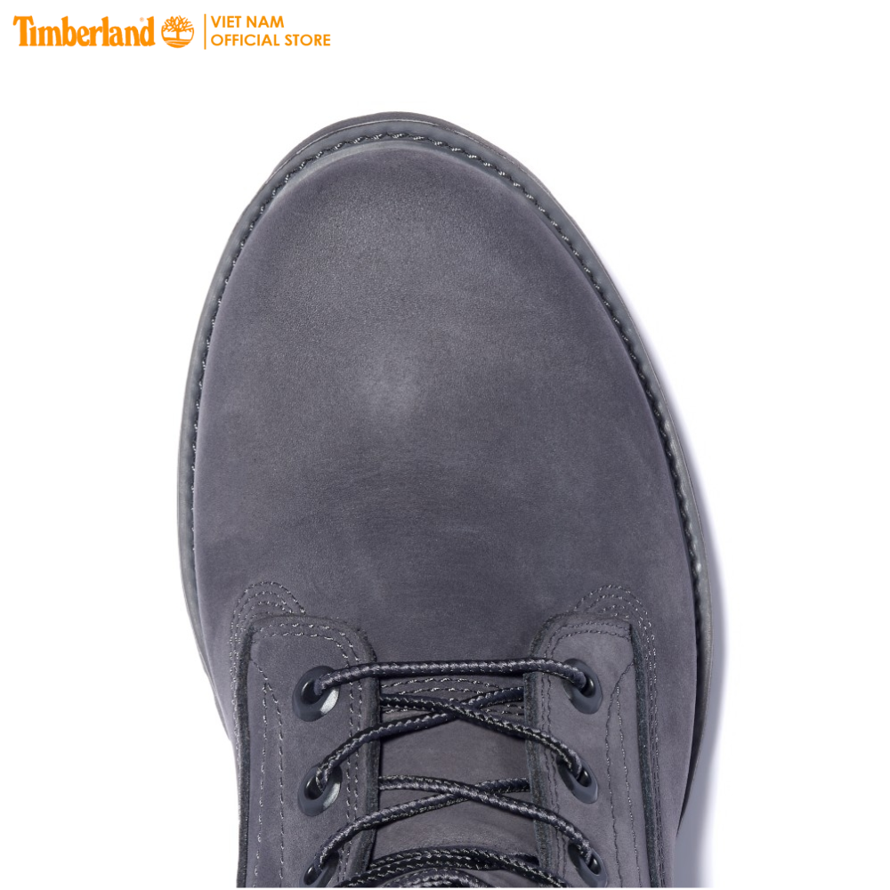 Timberland Giày Boot Nam Cổ Cao 6 inch Basic Alburn Boot WP Dark Grey Nubuck TB0A1OIZ2M
