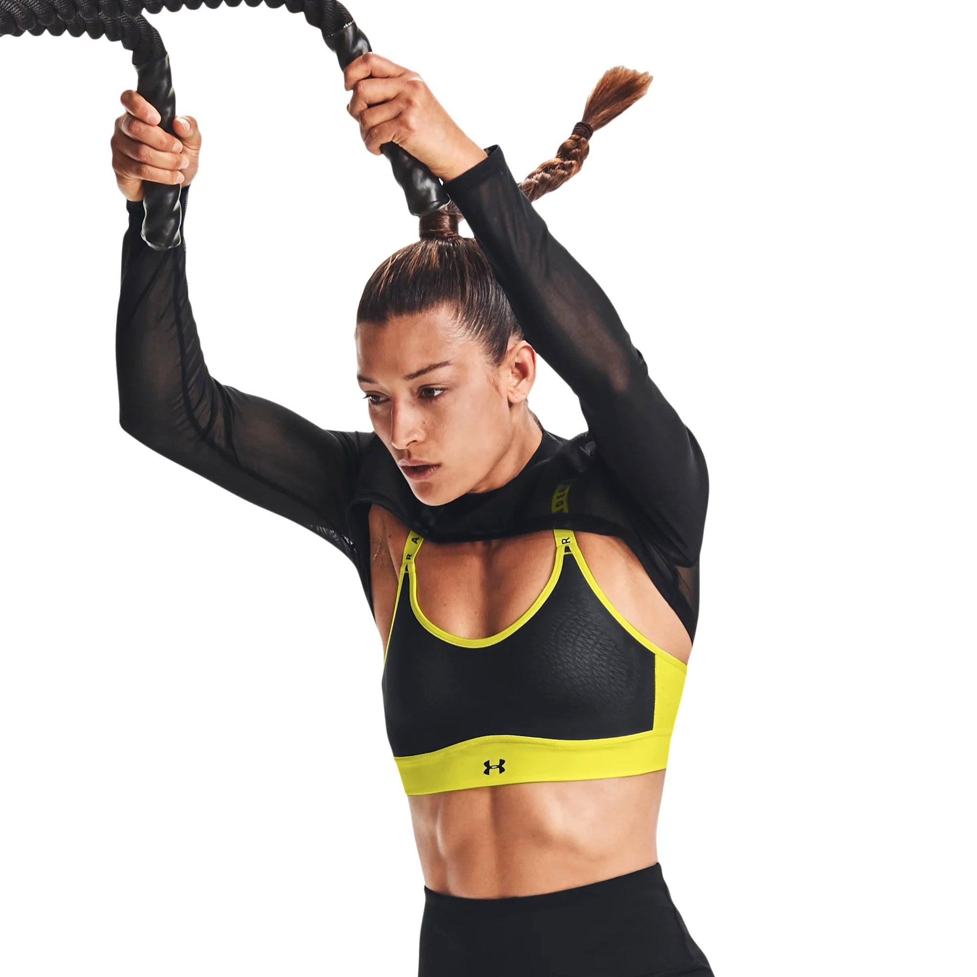 Áo thun tay dài thể thao nữ Under Armour Mesh Crop Mock - 1365997