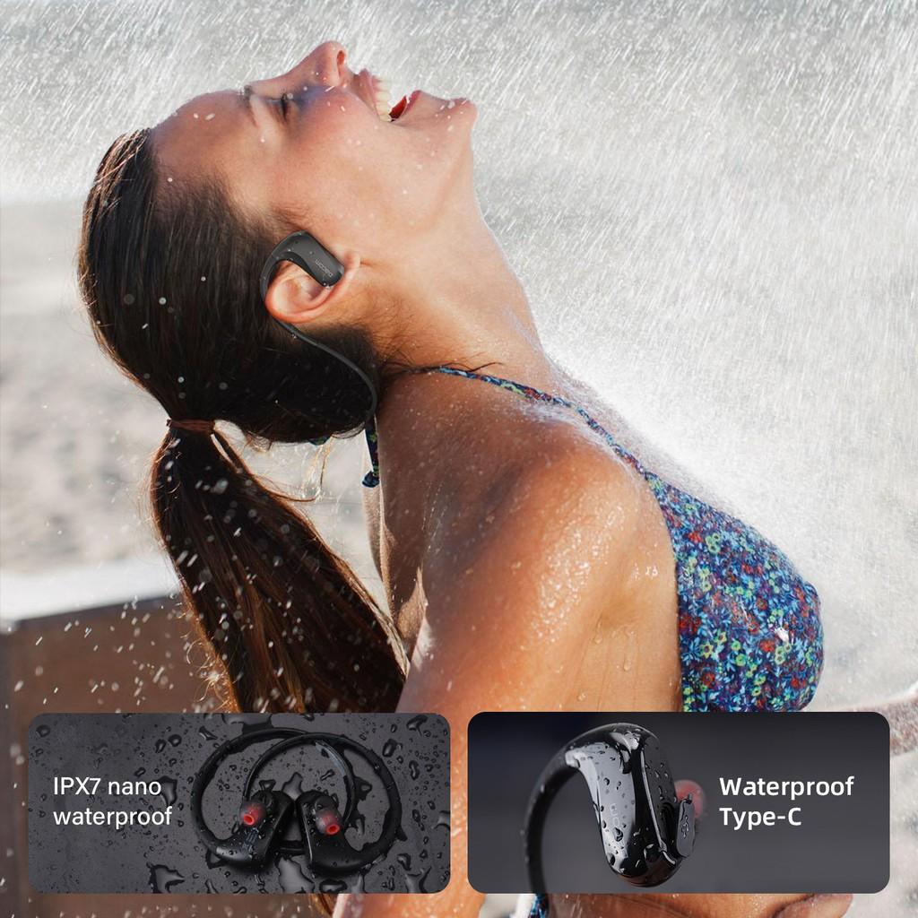 Tai Nghe Bluetooth Thể Thao Dacom G93 Chống Nước Ipx7 Không Dây 20 Giờ