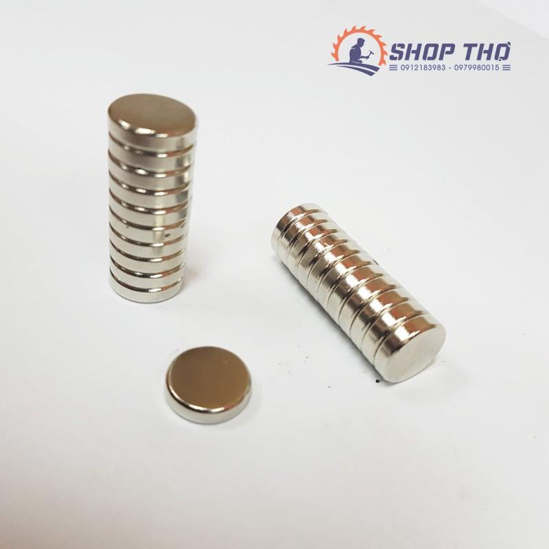 Nam châm tròn Phi 15x4mm  (5viên)