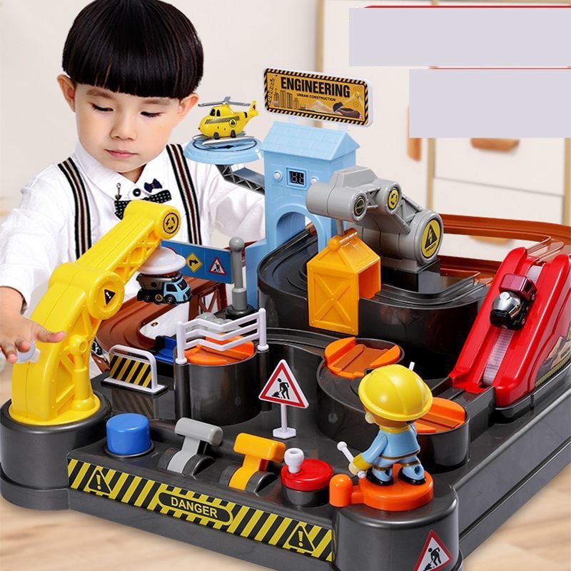 Đồ chơi công trình xe thông minh - hộp quà tặng kỹ năng cho bé