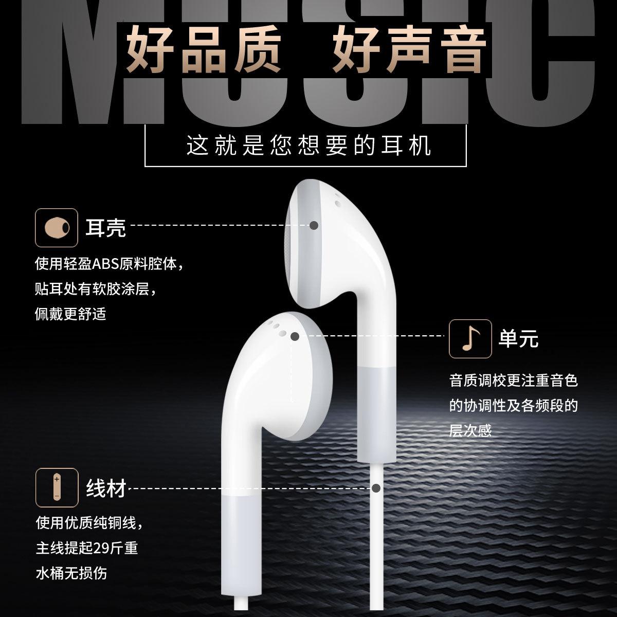 Đảm bảo chất lượng Cáp tai nghe in-ear dài 1,2 m 2 m 3 m 5 m máy tính điện thoại di động lỗ tròn kiểu cũ đầu phẳng
