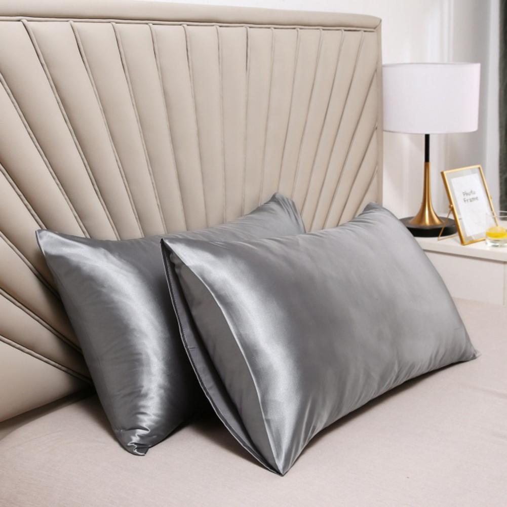Miễn Phí Vận Chuyển 100% Thiên Nhiên Dâu Tằm Lụa Áo Gối Dây Kéo Áo Gối Nằm Gối Khỏe Mạnh Tiêu Chuẩn Hoàng Hậu Vua Nhiều Màu
