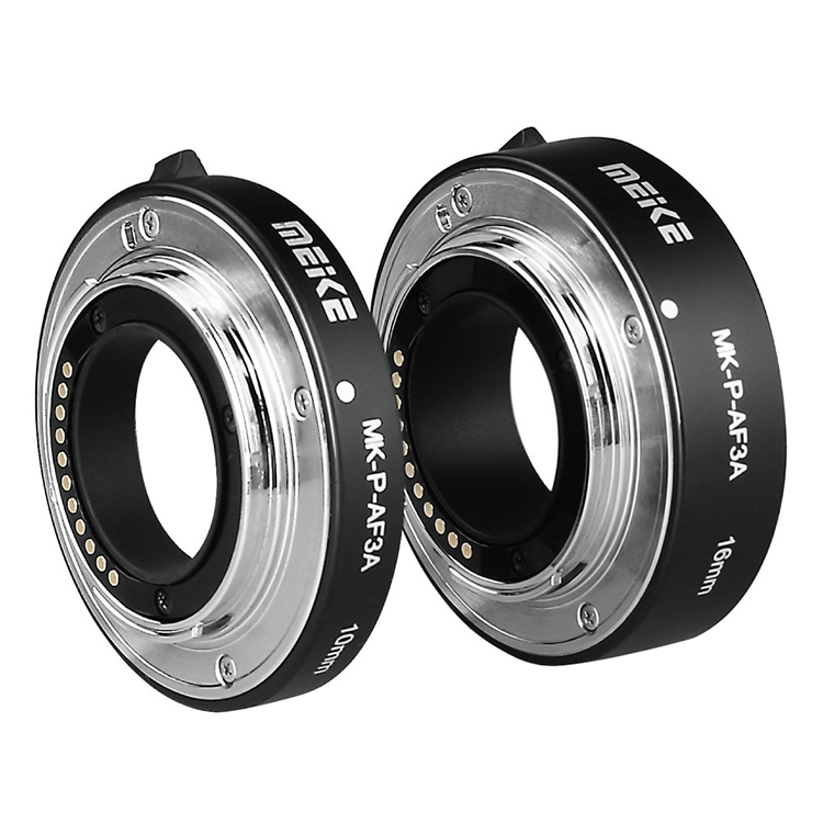 Ngàm Chụp Macro Meike MK-P-AF3A Auto Focus Extension Tube 10mm 16mm Cho Panasonic - Hàng Nhập Khẩu