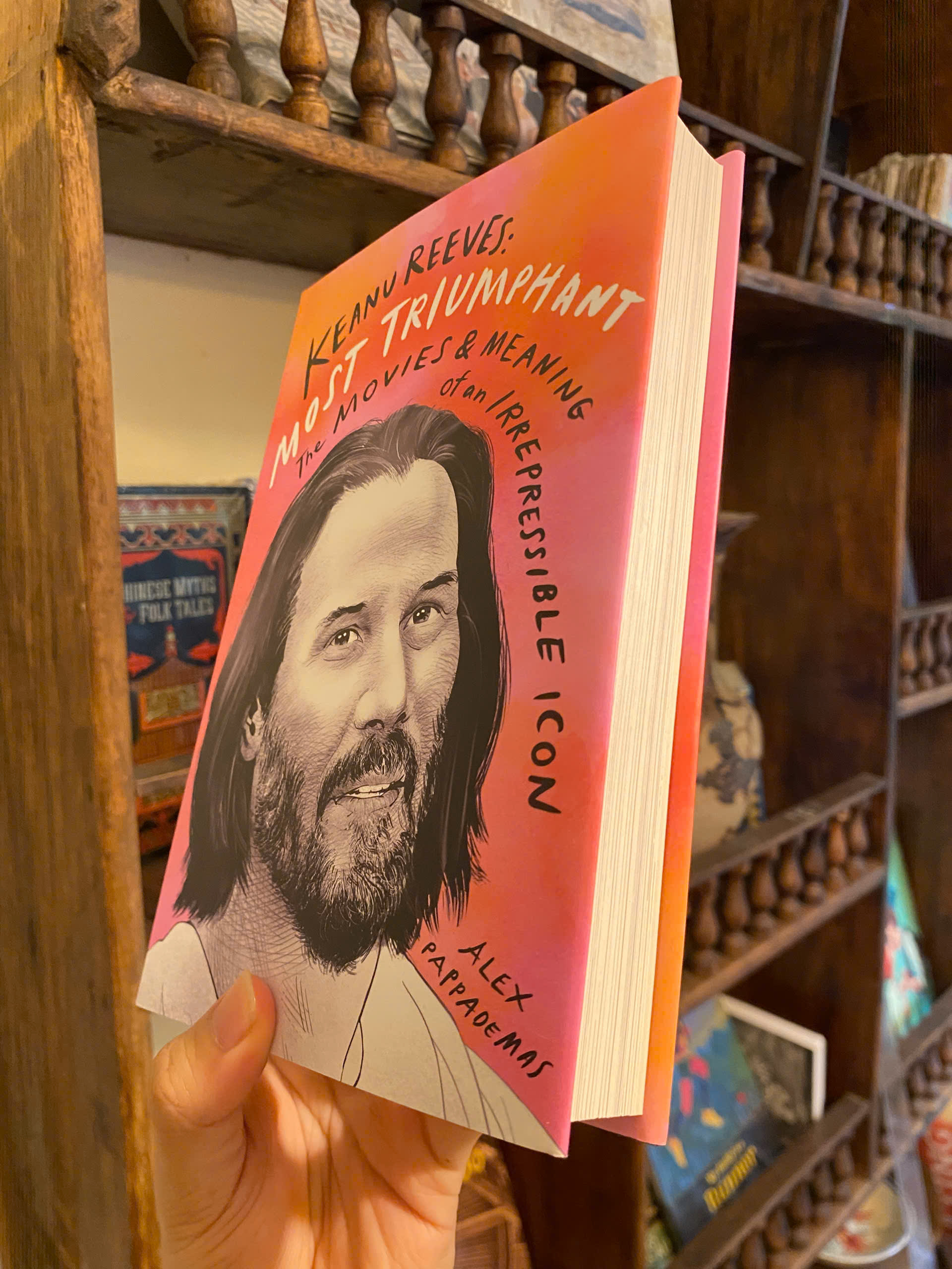 Sách - Keanu Reeves: Most Triumphant by Alex Pappademas | Pop Culture Film Biography | English Book