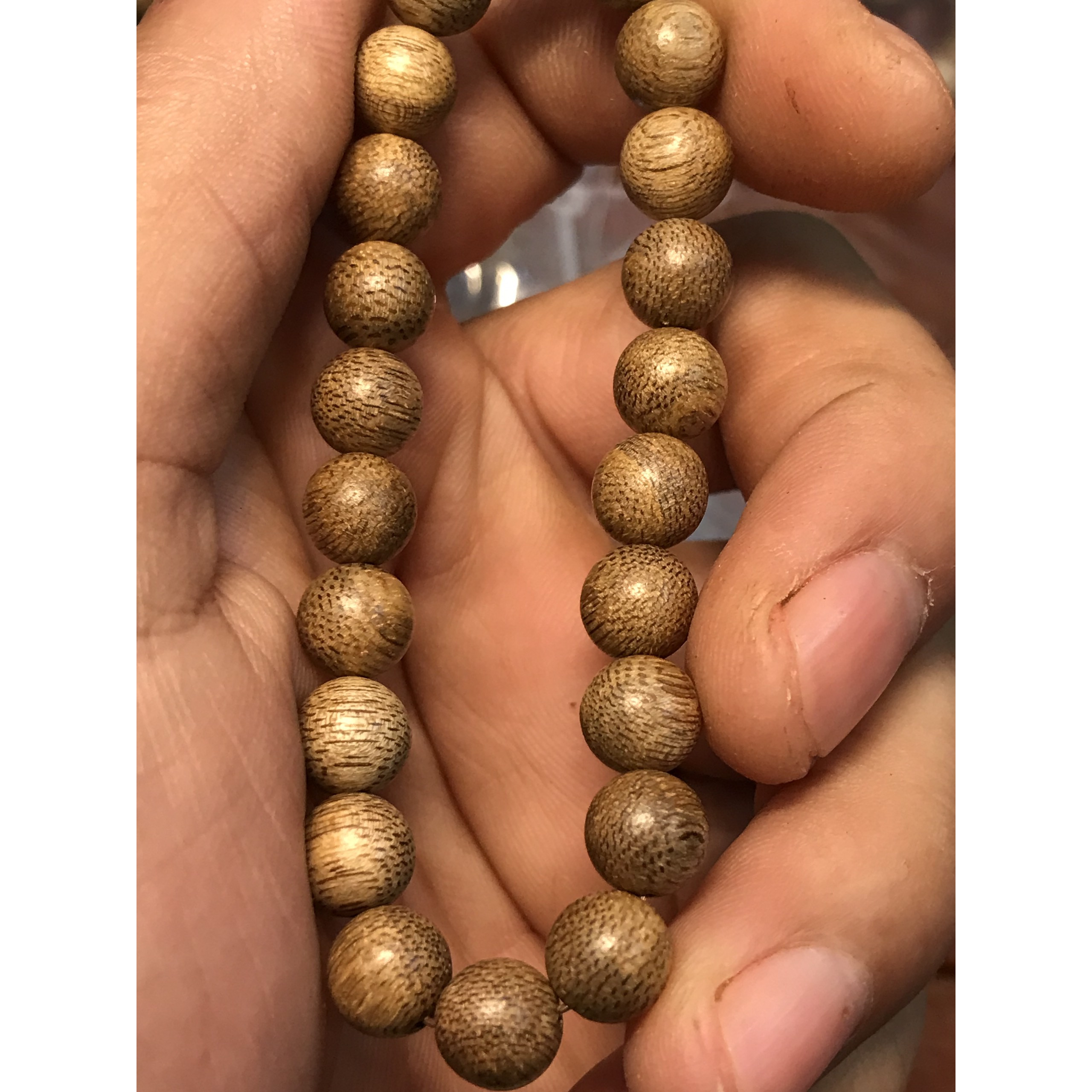 Vòng tay trầm hương Kepha 8 ly - 25 hạt. Trầm hương Quảng Bình