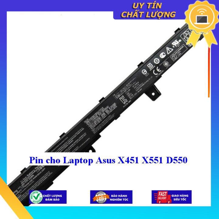 Pin cho Laptop Asus X451 X551 D550 - Hàng Nhập Khẩu  MIBAT313