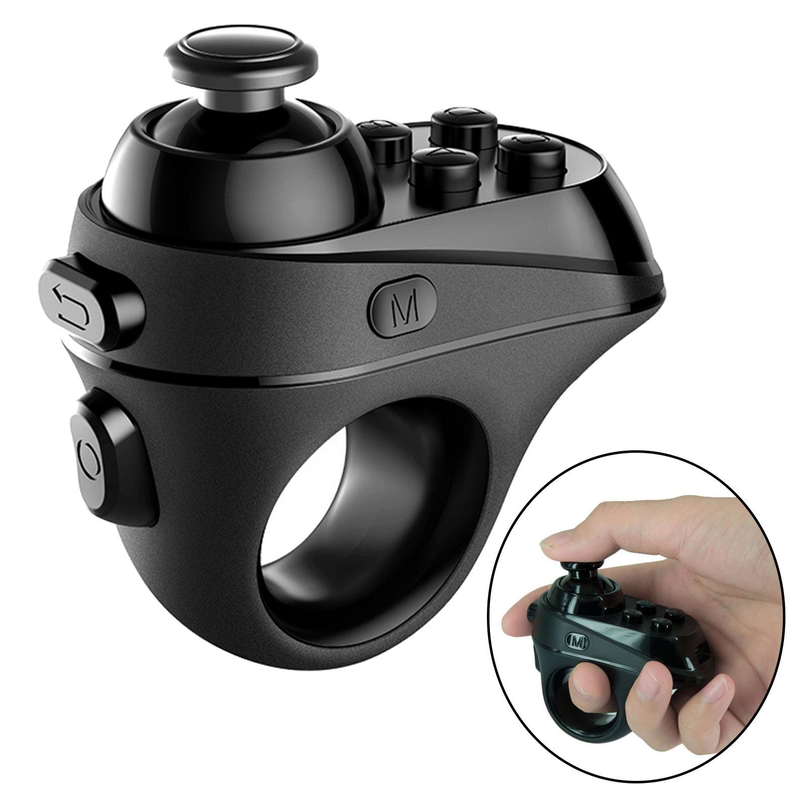 R1 Bluetooth Wireless Gamepad VR Remote Mini Ring Joystick for 3D Glasses