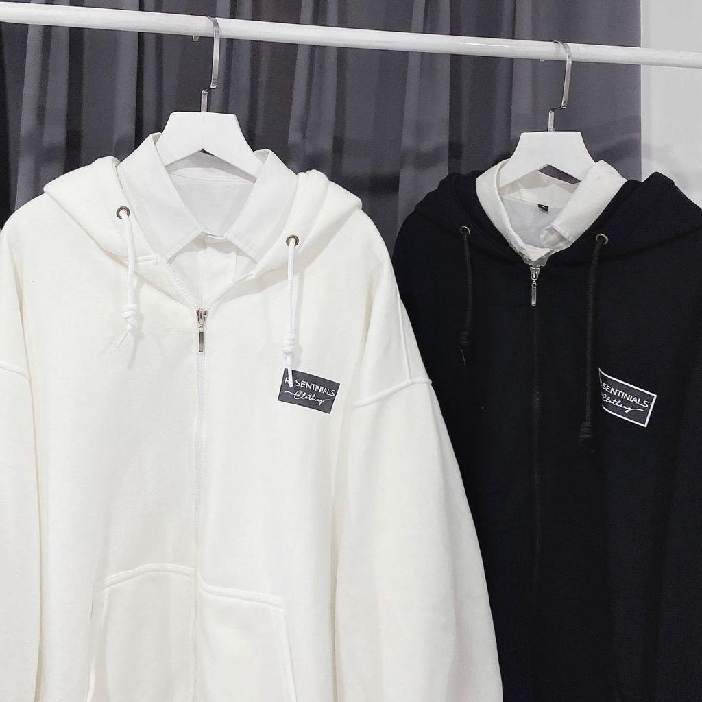 Áo Khoác Nỉ Nam Nữ Unisex Form Rộng Khoá Kéo R.STN KNN44