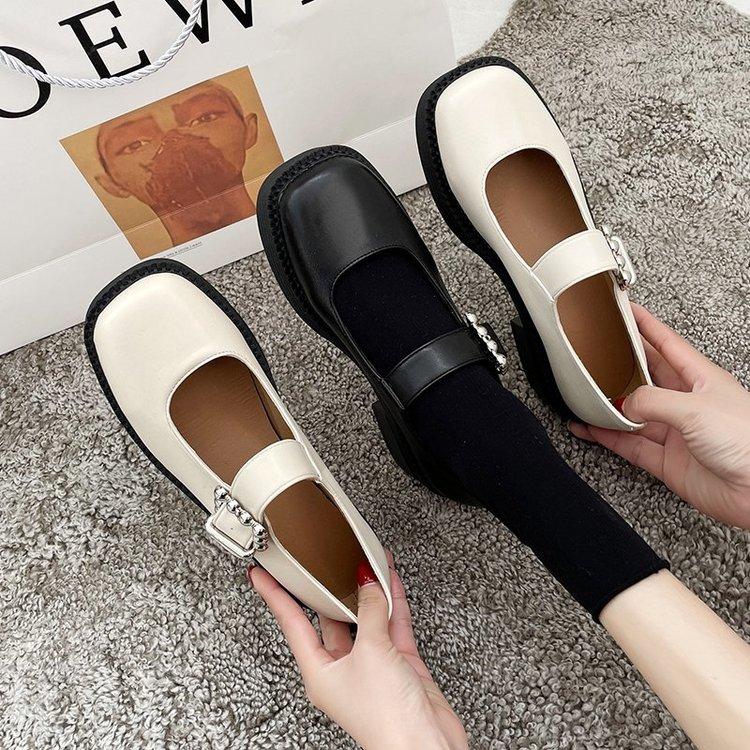 Giày Nữ Mũi Vuông Thời Trang Thanh Lịch