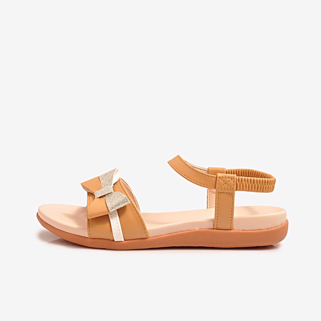 GIÀY SANDAL QUAI HẬU HỌC SINH BÉ GÁI ĐÍNH NƠ XINH XẮN DRG001300 (HỒNG + NÂU + TRẮNG) - 21752