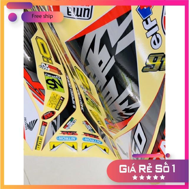 Tem rời dành cho Sonic 150 decal đế vàng cao cấp