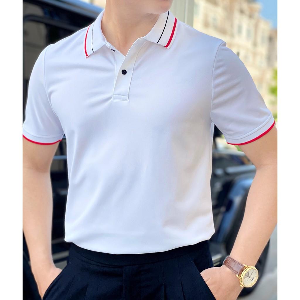 Áo polo - Áo polo nam đẹp - Chất liệu cotton mềm mịn, dầy dặn, hoạt động thoải mái, thấm hút mồ hôi tốt