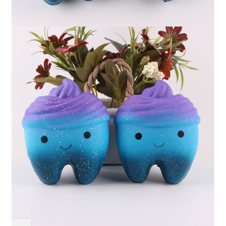 Squishy Răng Galaxy Jumbo tặng kèm bao bì