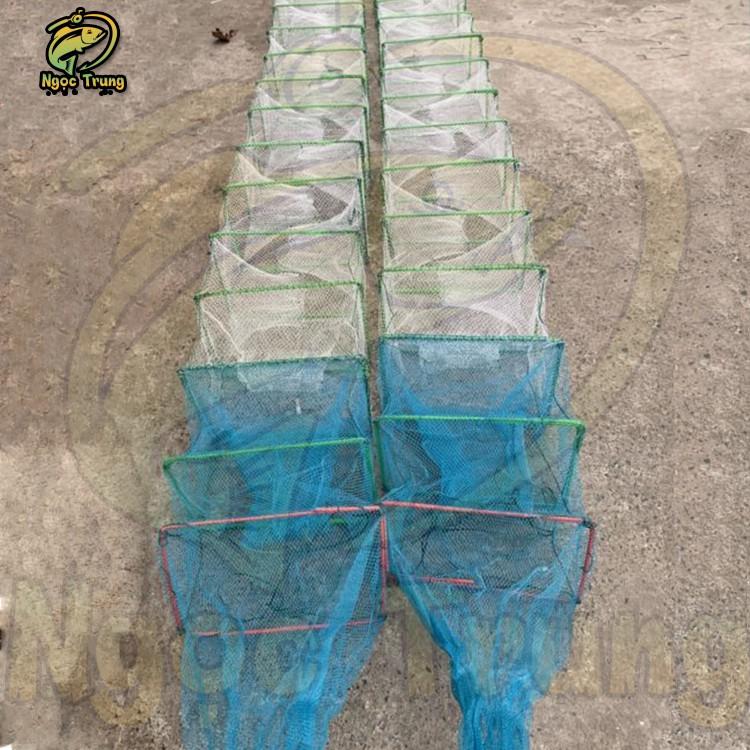 Lồng Bát Quái 12 cửa ngục . Chiều dài lưới 9m 29khung sắt 22x32cm - Bát Quái A TRUNG 1