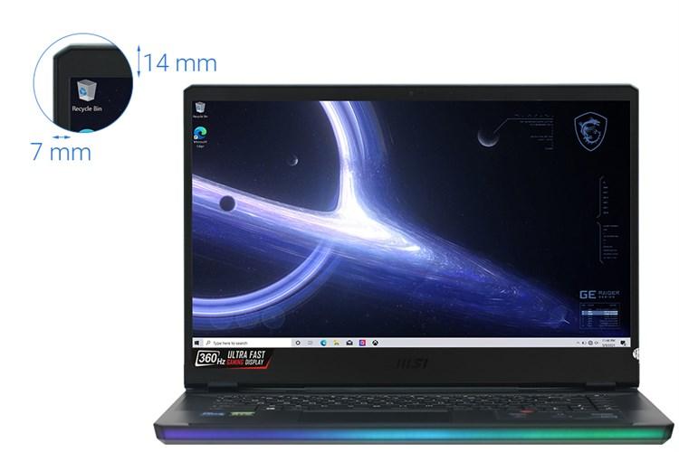 Laptop MSI GE66 Raider 11UG i7 11800H/16GB/2TB SSD/8GB RTX3070/15.6&quot;F/360Hz/Balo/Chuột/Win10/(258VN)/Xám - Hàng chính hãng