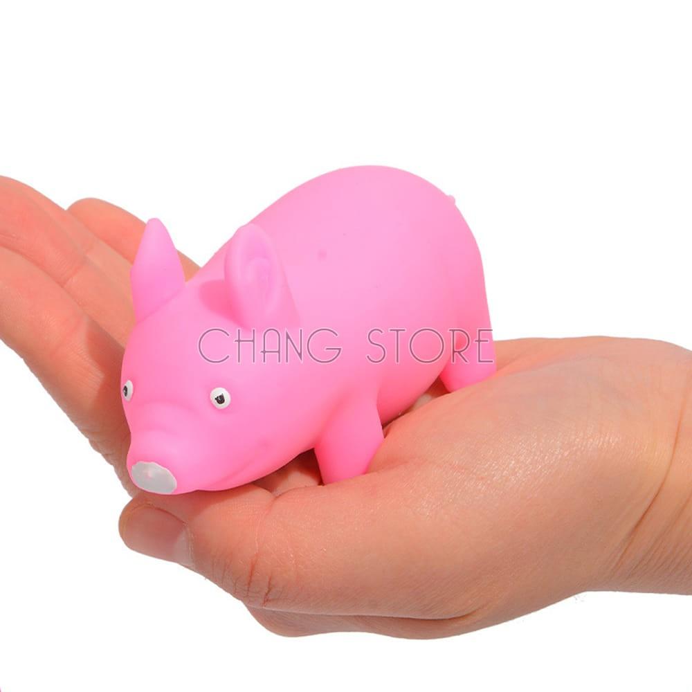 Heo Xả Stress SQUISHY Giúp Giảm Căng Thẳng, Heo Co dãn Chất Liệu TRP Cao Cấp