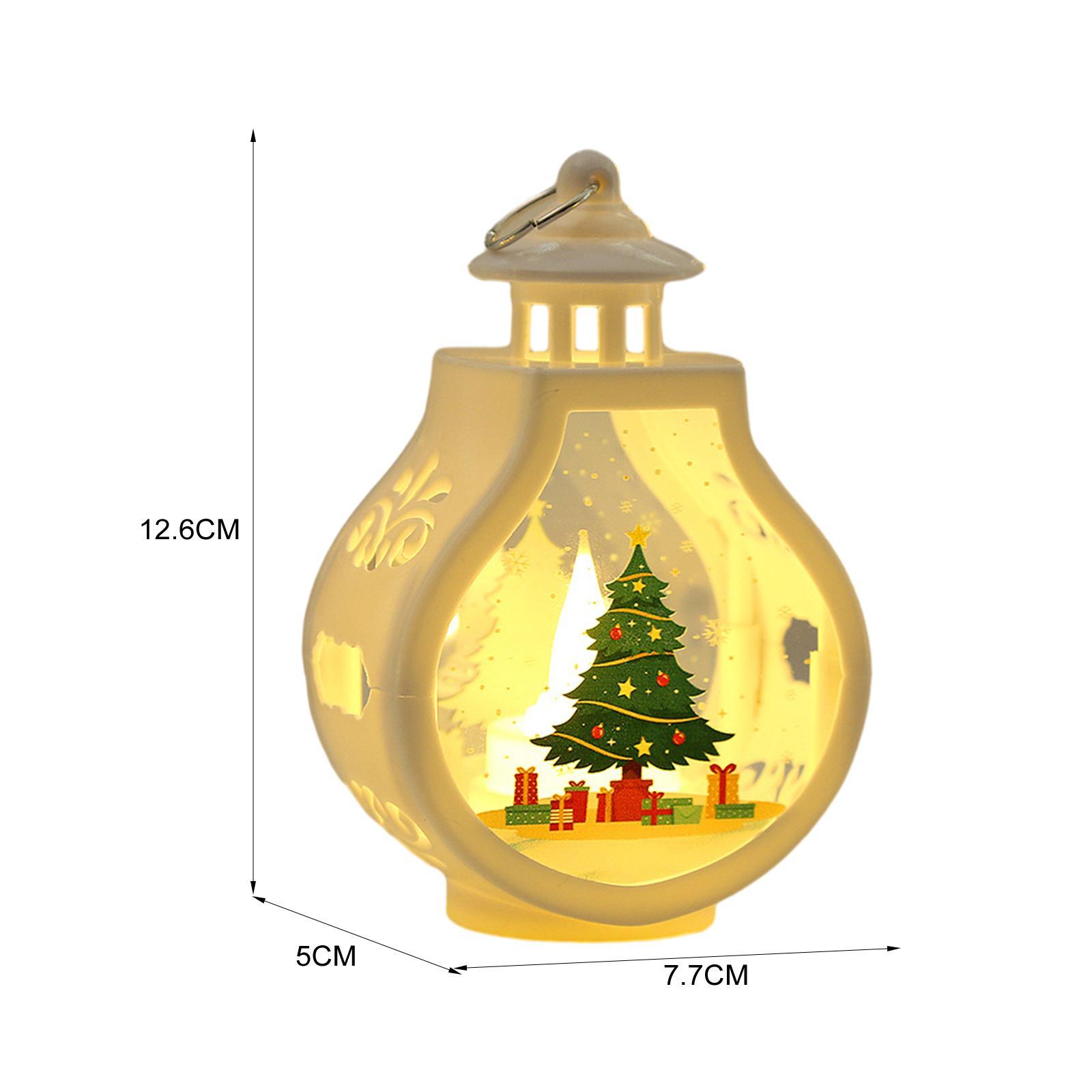 Christmas Candle Lantern Decorative Candle Lantern LED Candle Light for Patio