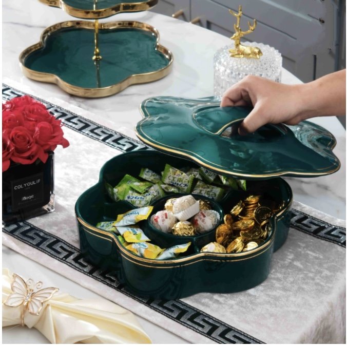 KHAY ĐỰNG MỨT TRANG TRÍ BÀN ĐẸP MẮT  3-D-H7-T4563