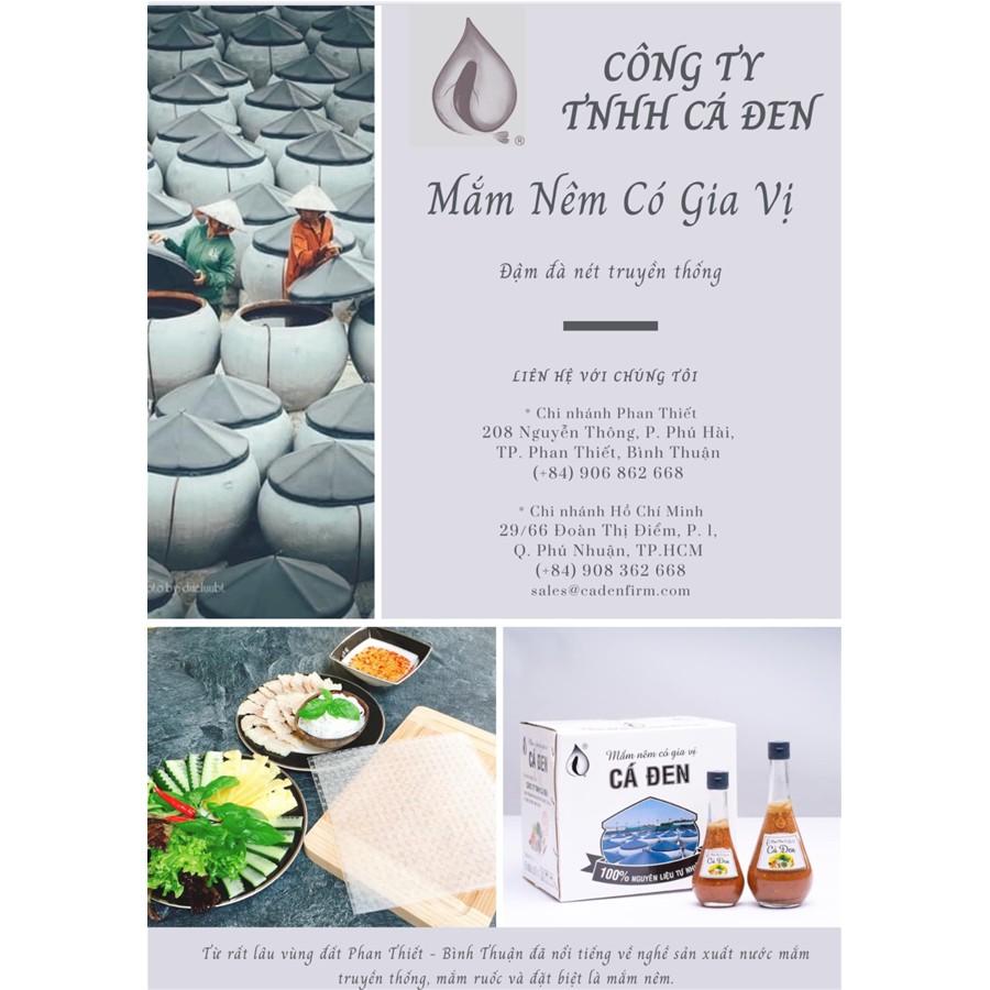 [ OCOP] Chai Mắm Nêm Có Gia Vị Đậm Đà Truyền Thống 500ml  (100% Nguyên Liệu Tự Nhiên - Mắm Nêm Cá Đen Phan Thiết)