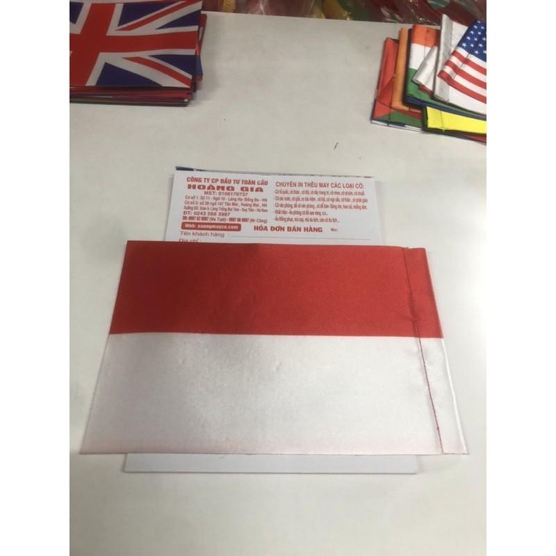 Quốc kỳ Indonesia để bàn 14x21cm