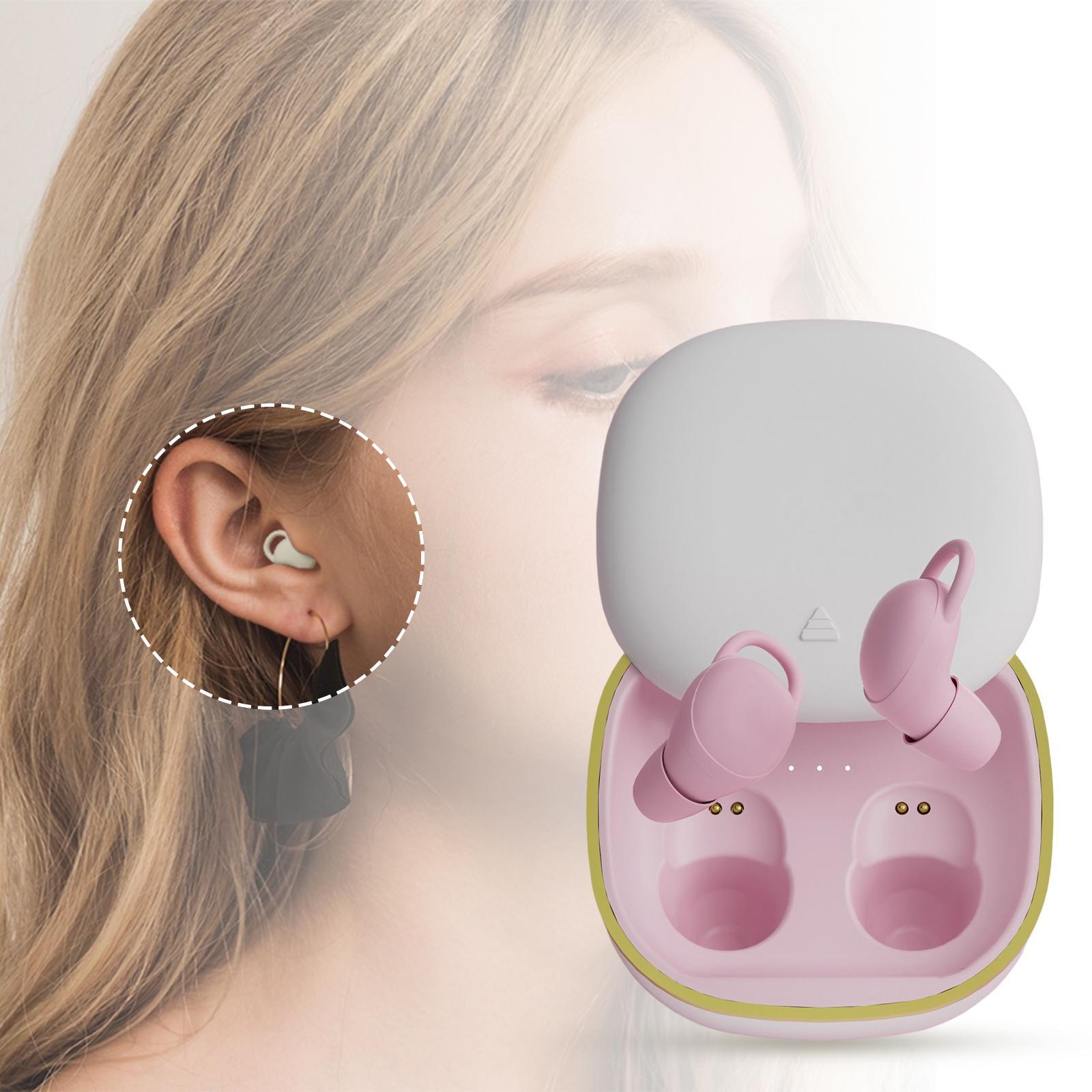 Small Bluetooth Headset True Wireless Invisible Bluetooth 5.2 Earpiece for Sleeping