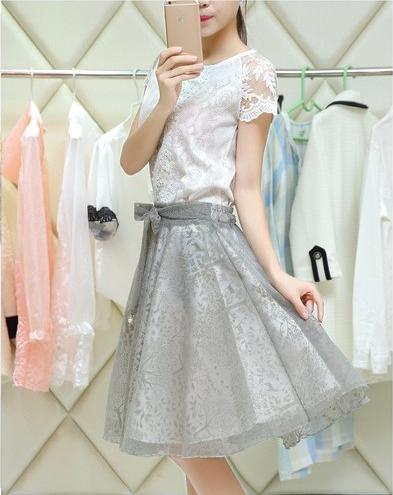 ĐẦM XÒE PHỐI REN XINH XĂN NHẬP KHẨU 2019 HATI- DXN0091
