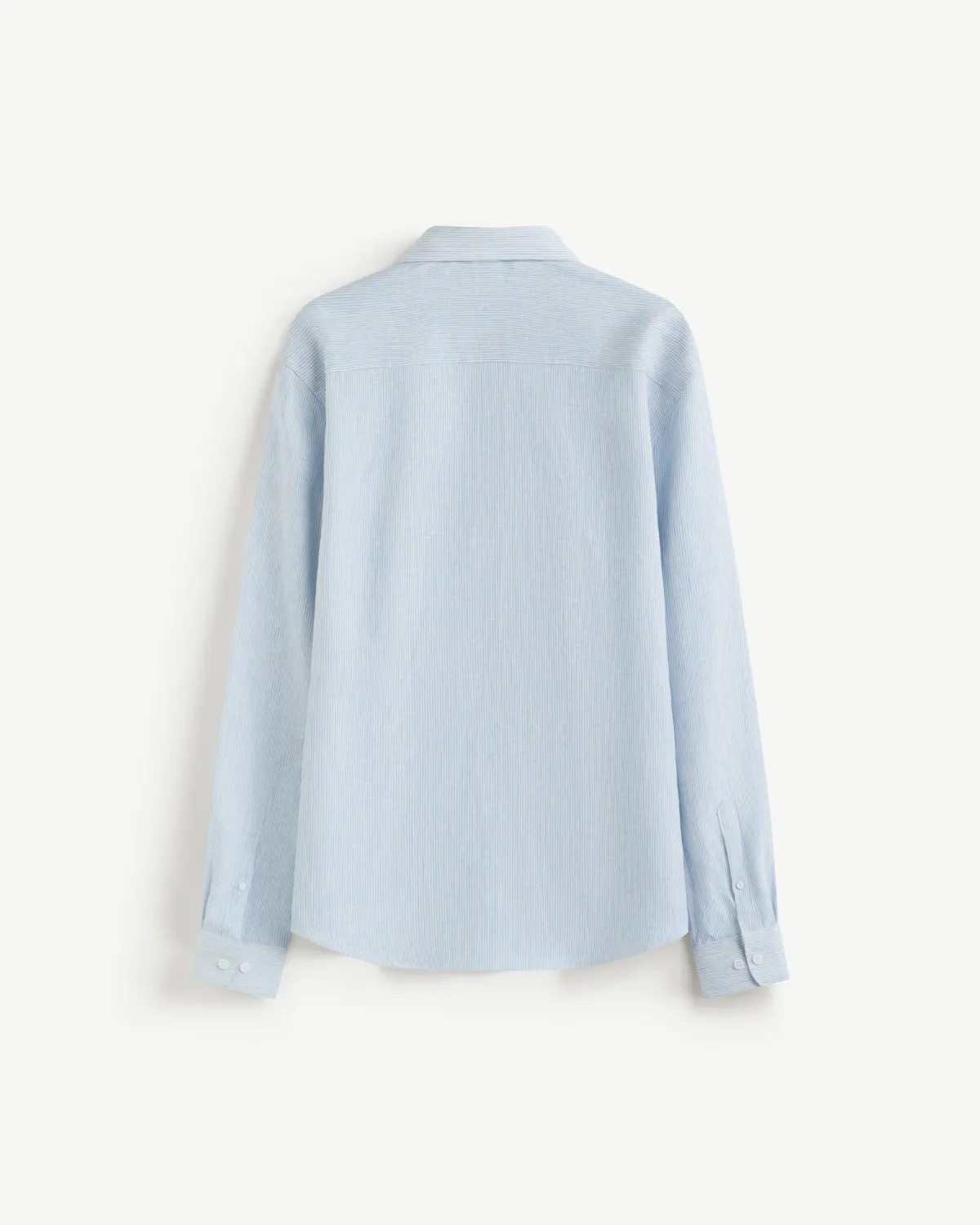 Áo sơ mi tay dài nam linen sọc. Regular - ROUTINE 10S26SHL035