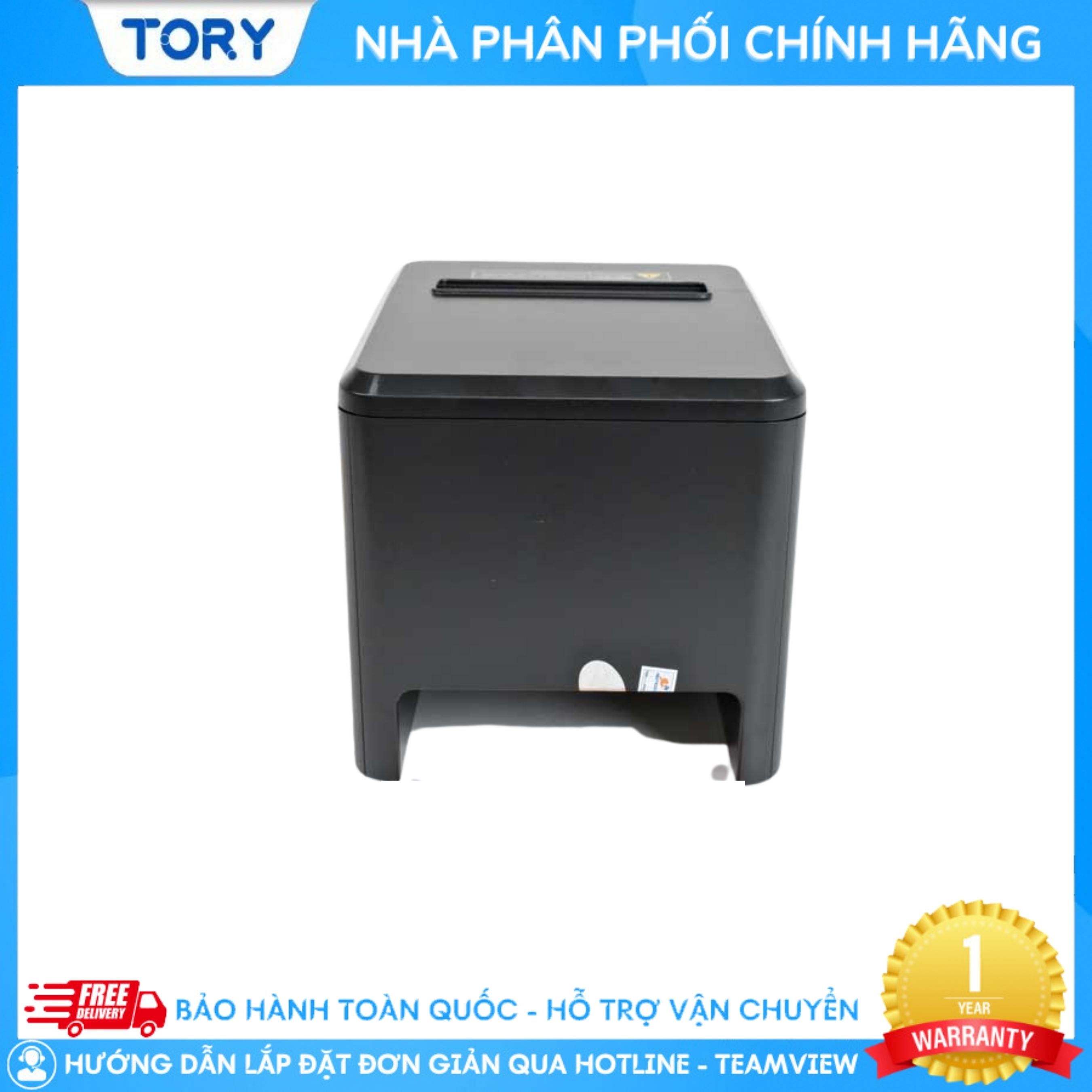 Máy in nhiệt, in bill, in hoá đơn XPRINTER T80U khổ 80mm kết nối cổng USB, tặng kèm cuộn giấy in [HÀNG CHÍNH HÃNG]