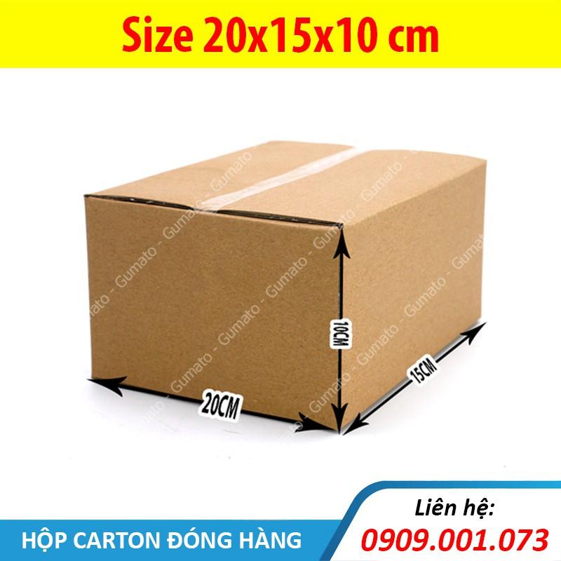 Hộp giấy P45 size 20x15x10 cm, thùng carton gói hàng Everest