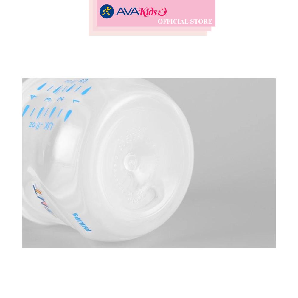 Combo 2 bình sữa nhựa PP Philips Avent SCF690/23 cổ rộng 125 ml (0 - 1 tháng)