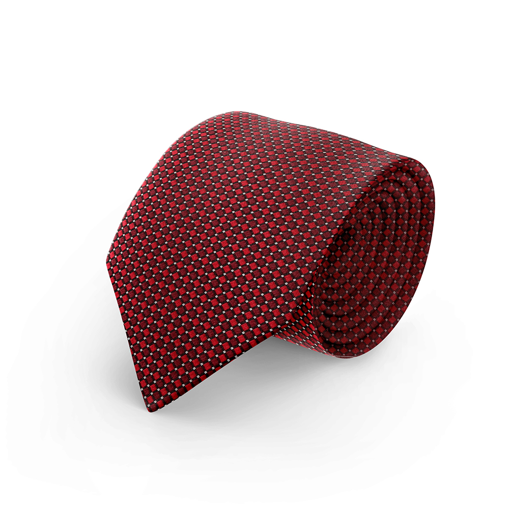 Cà vạt bản lớn 8cm màu đỏ họa tiết sang trọng - Cà vạt nam, cà vạt bản lớn, cà vạt bản to 8Cm CL8DOH008
