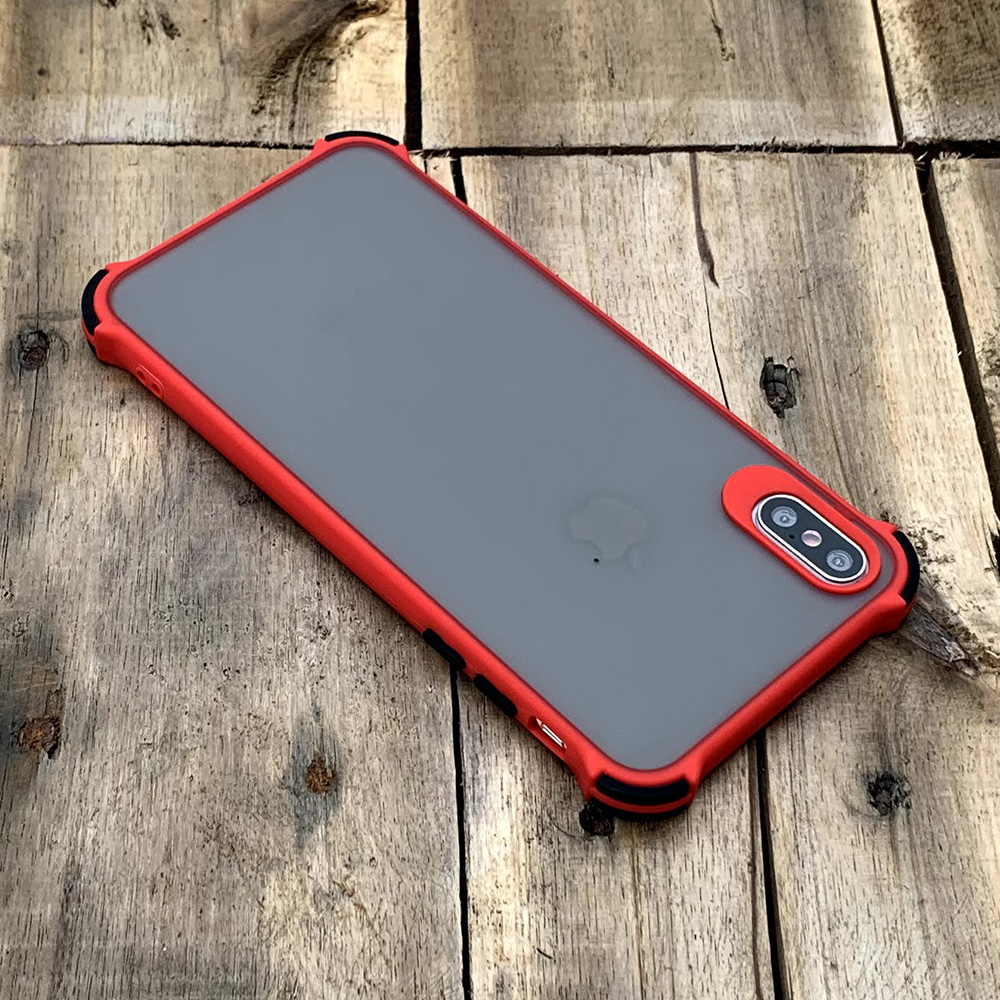 Ốp lưng chống sốc toàn phần dành cho iPhone X / XS - Màu đỏ