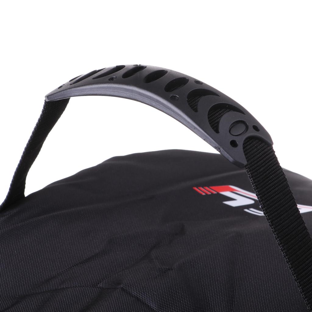 Ice Hockey Player and Goalie Helmet Bag Heavy Duty Zipper Padded Equipment Storage Bag with Hand Strap