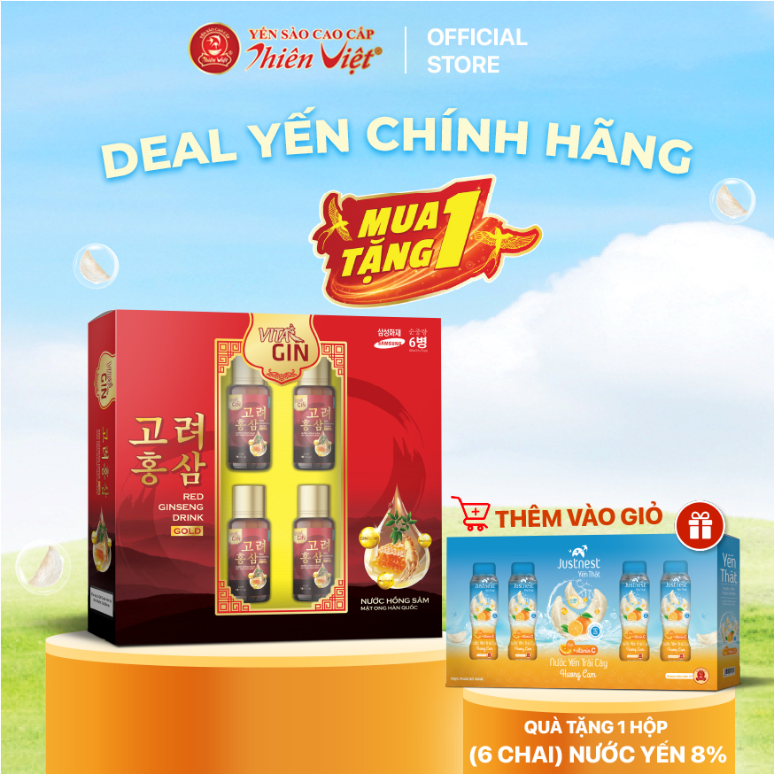 Nước Hồng Sâm Hàn Quốc VITAL GIN GOLD