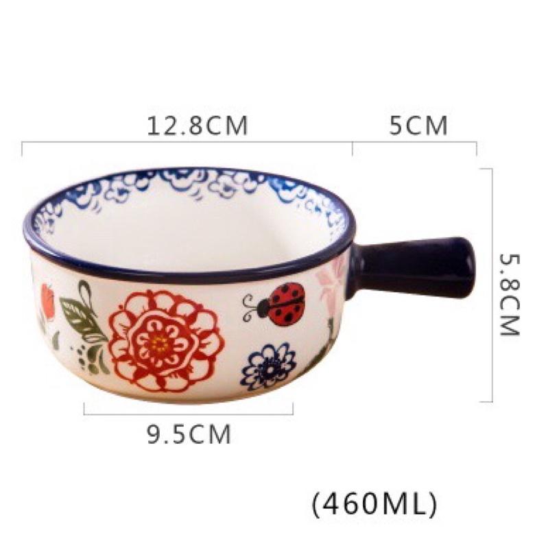 Sét bộ đồ ăn hoa bướm kiểu dáng Bắc âu siêu đẹp