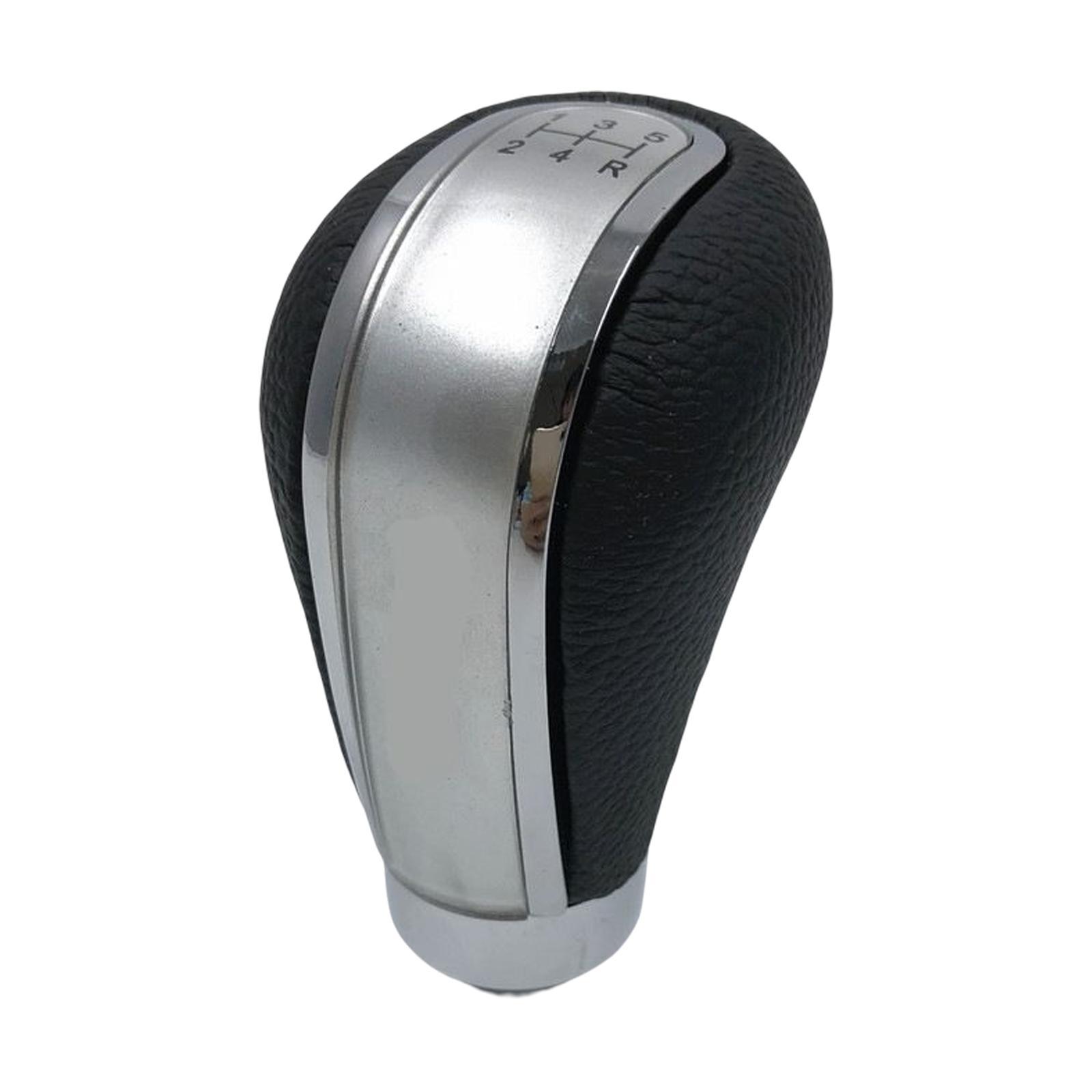 5 Speed Manual Gear Knob Accessories PU Leather Lever er Head Fit for Cars