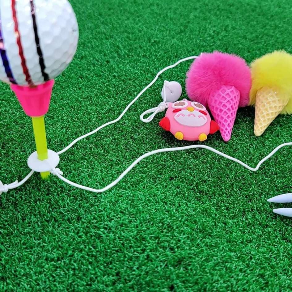 Hộp 04 tee golf que Đỡ Bóng Golf Gồm 4 Tee golf Chất Liệu Nhựa Silicon