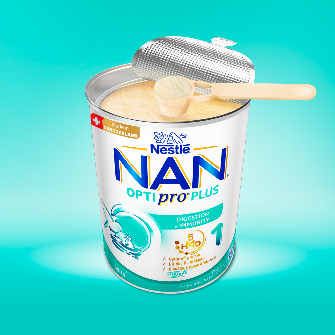 Combo 6 lon Sản Phẩm Dinh Dưỡng Nestlé NAN OPTIPRO PLUS 1 800g/lon