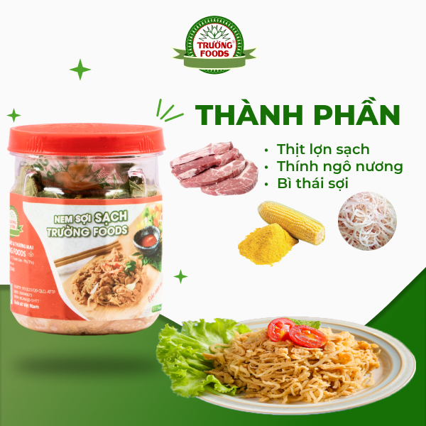 Nem Sợi Trường Foods 180g