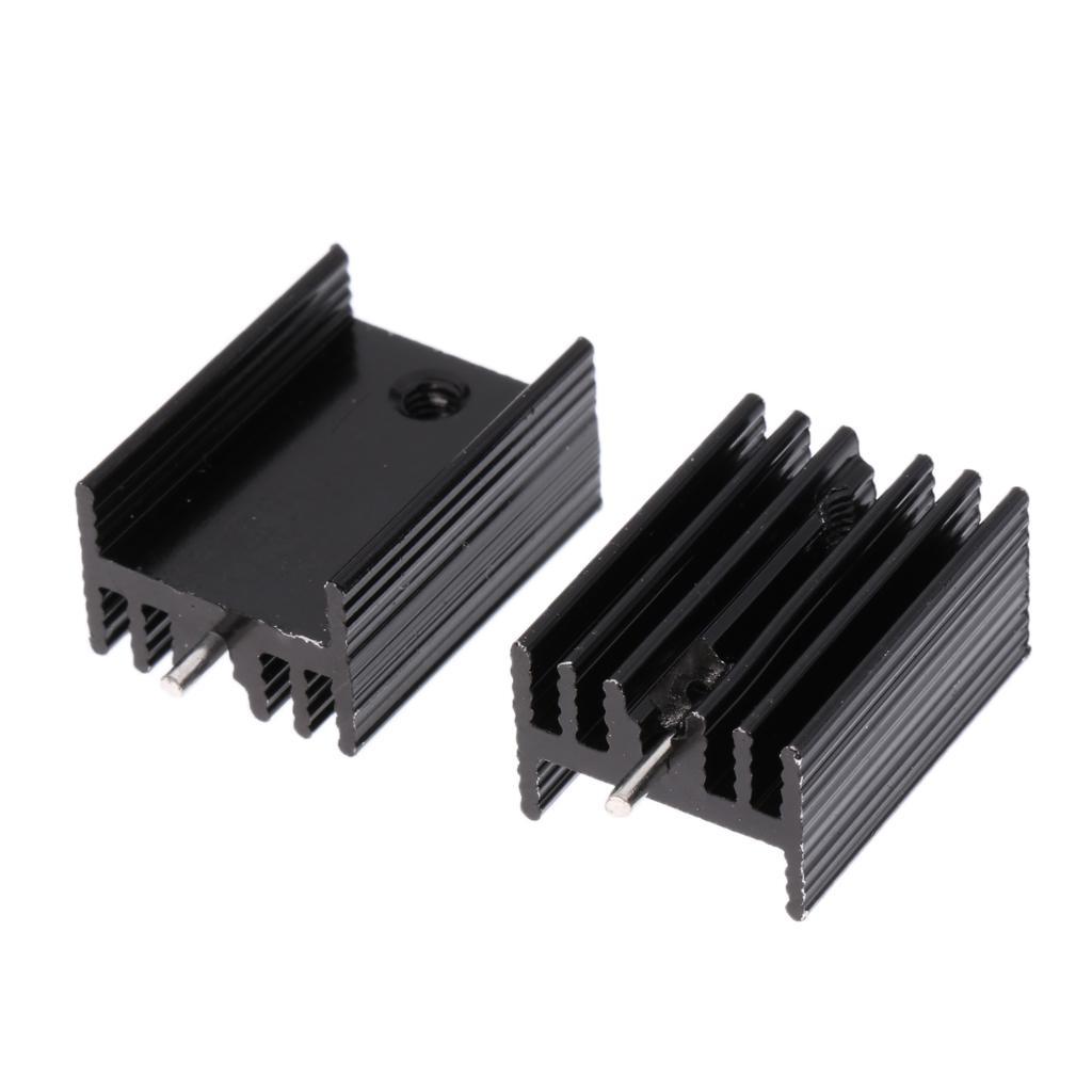 20 Pcs Aluminum To220 Transistor Cooling for Transistor