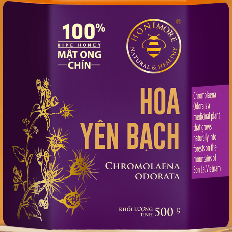 Mật ong chín Honimore hoa yên bạch 500g