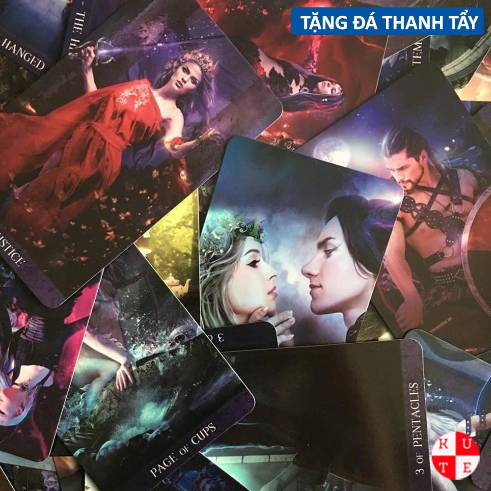 Bài Tarot De La Nuit 78 Lá Bài Tặng File Tiếng Anh Và Đá Thanh Tẩy