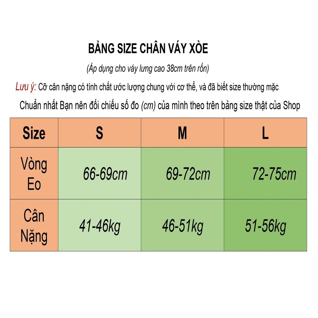 Chân váy xòe tầng CV16T