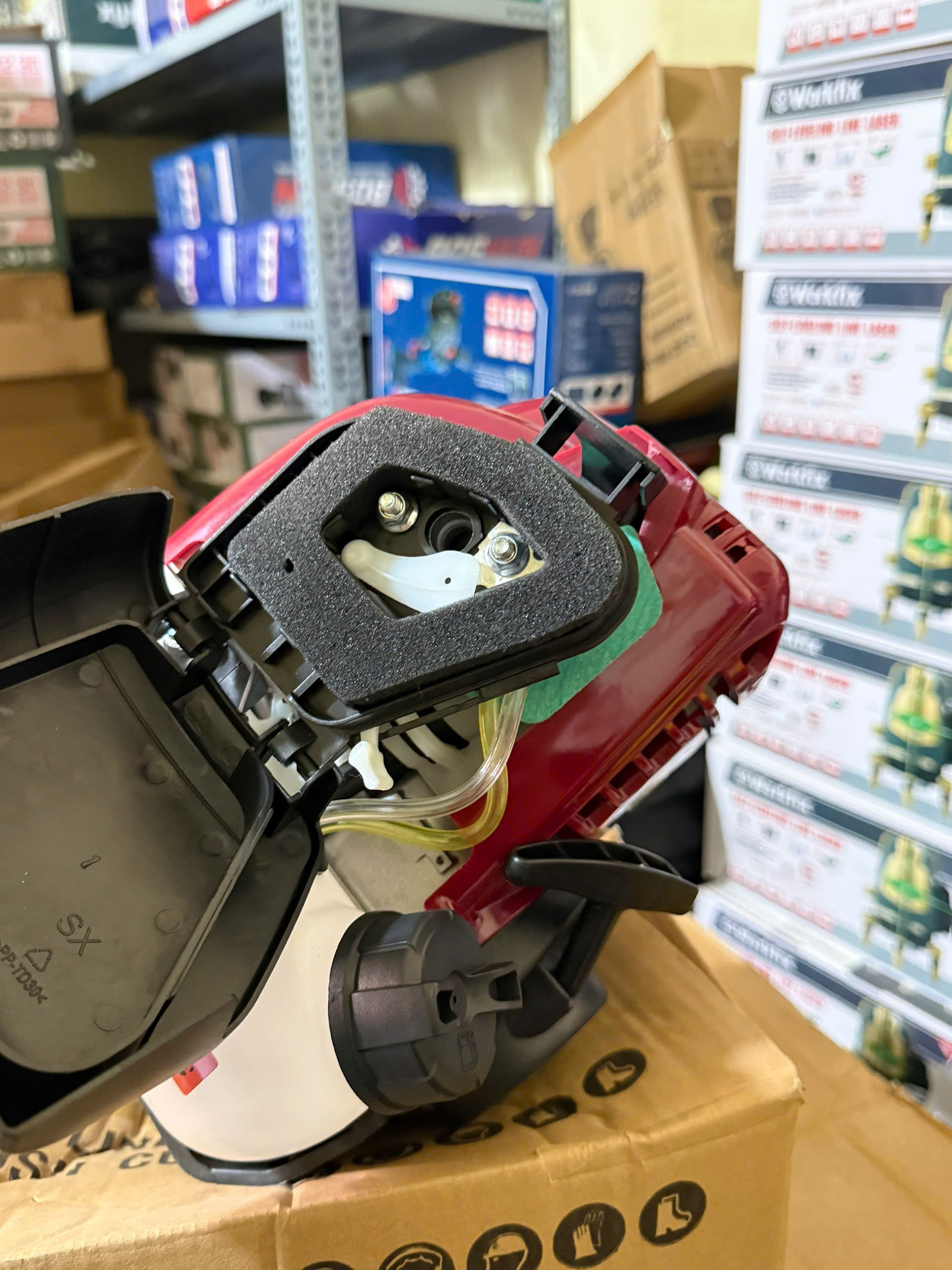 Đầu máy cắt cỏ CX350 động cơ 4 thì dùng để máy bơm nước , chế bình phun thuốc