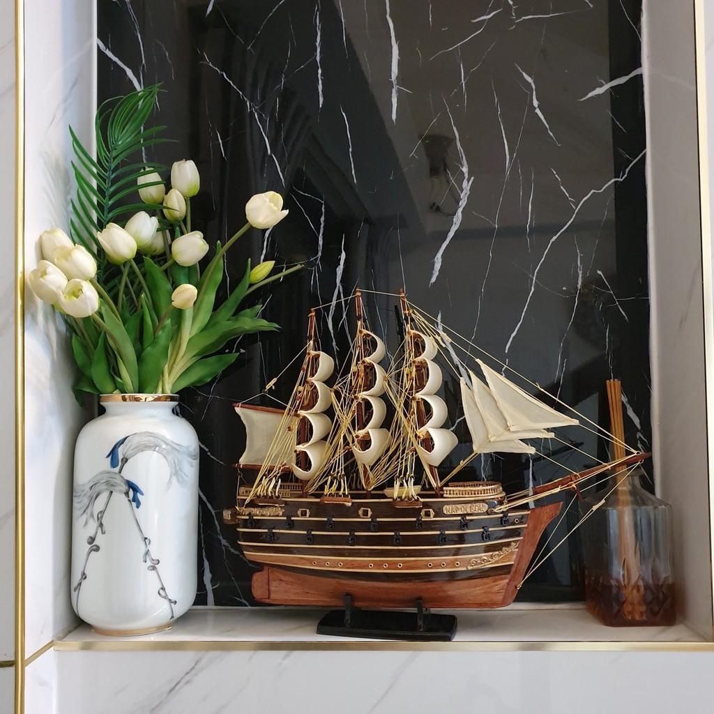 Thuyền Buồm gỗ còng dài 56CM