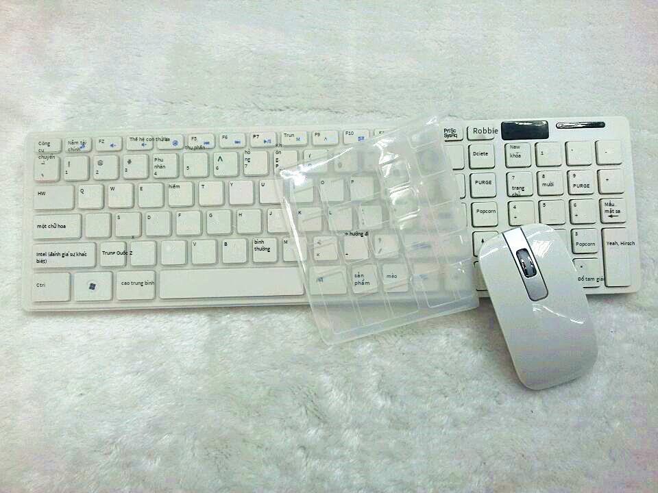 Ưu đãi đặc biệt bộ bàn phím và chuột không dây bên ngoài máy tính để bàn bàn phím và chuột bộ bàn phím không dây 2 trong một 2.4G